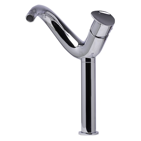 Alfi Brand Tall Wave Polished Chrome Sgl Lever Bathroom Faucet AB1570-PC