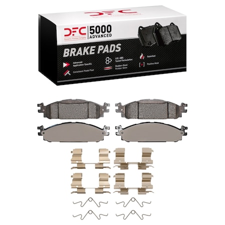 Dfc 5000 Advanced Disc Brake Pad Set, 1551-1508-01