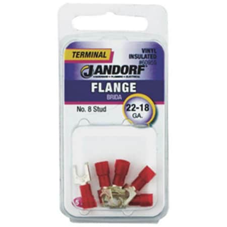 Jandorf Specialty Hardw 60955 Vinyl Insulated Flange Terminal 2218 ga., 8 in. Stud 3401650