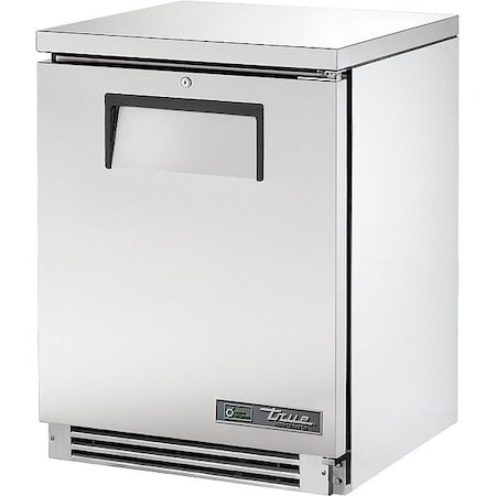 True Commercial Refrigerator, 6.3 cu ft, Stainless Steel TUC-24-HC
