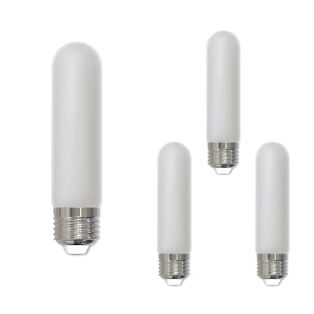 Bulbrite 40 Watt Equivalent T9 5'' Dimmable Medium Screw LED Light Bulb Soft White Light 3000K , 4PK 862834