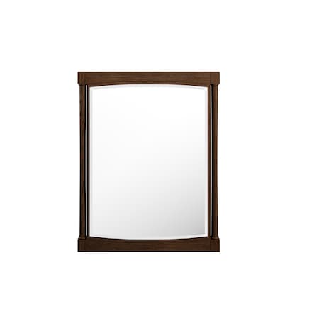 James Martin Vanities Kinnsden 30" Mirror, Sable Oak D680-M30-SBK