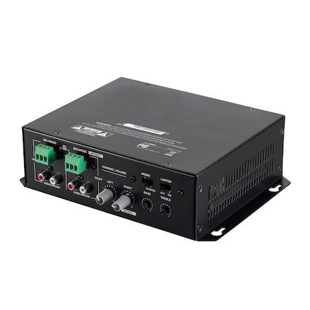 Monoprice Commercial Audio 120W 2ch Mixer Amp (No Logo) 18801