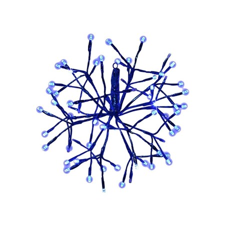 Holiday Bright Lights Shimmering Sphere, Blue, 5 mm Bulb LED-12SHS-BBLTW