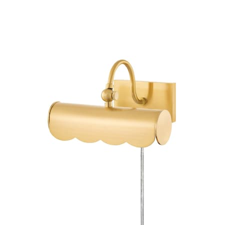 Mitzi Ariel Okin X Fifi 1 Light Picture Light 16 In. Aged Brass HL762101S-AGB