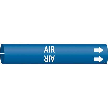 Brady AIR Pipe Marker, Fits Pipes 2.5in Dia. Thru 3.875in Dia. 4002-C