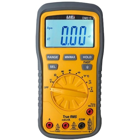 Homewardbound True RMS 1000V Digital Multimeter with Temperature HO3873745