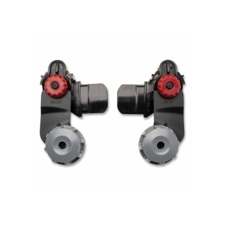 Jackson Safety Quad, 500 Series Hard Hat Adaptor, Polyethylene, 6PK 138-38423