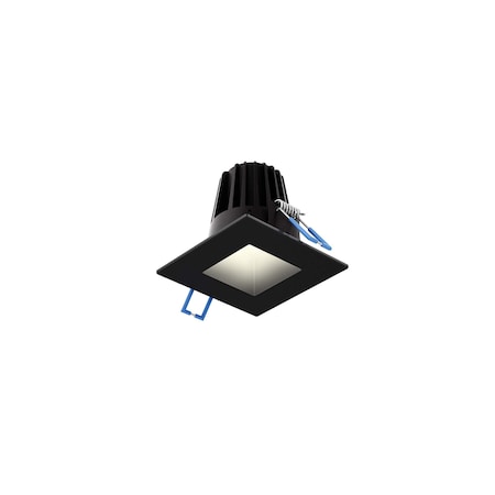 Dals Lighting Edge 2-Inch Square Indoor/Outdoor Regressed Gimbal Down Light RGR2SQ-CC-BK