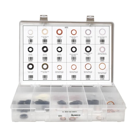 Auveco Oil Drain Plug Gaskets Assortment 6931