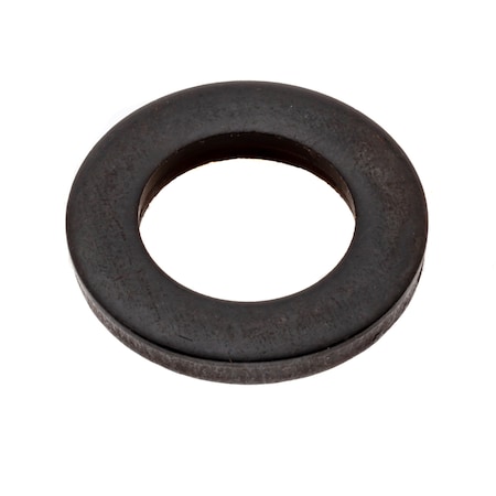Zoro Select Flat Washer, For Screw Size M12 , Stainless Steel Black Oxide Finish Z8812-SS-BX
