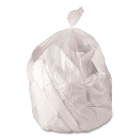 Heritage Linear Low-Density Can Liners, 33 gal, 1.5 mil, 34 x 44, Clear, 100PK L6844AC ER1
