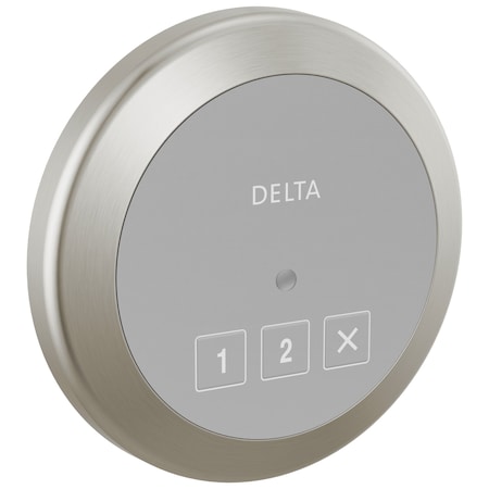 Delta Universal Showering Components Round Exterior Steam Control In Lumicoat Stainless 5CN-220R-SS-PR