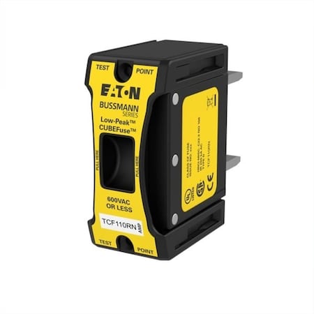 Eaton Bussmann Time-delay, dual-element current limiting cube fuse, 15 A, 12PK TCF15