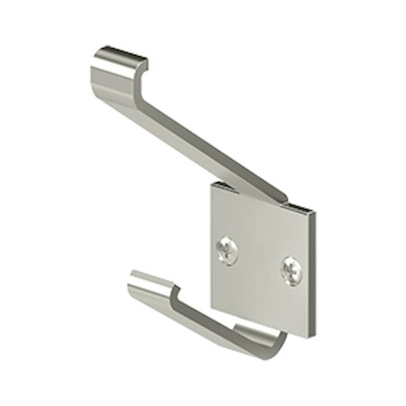 Deltana Double Modern Hook Bright Nickel MH12U14
