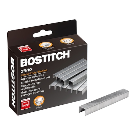 Bostitch 25/10 High-Capacity Staples, 3/8in Leg Length, 3000/Box 1962