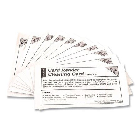 Clean Card International Series 230 Cleaning Cards, One Use per Card, 10PK CC23