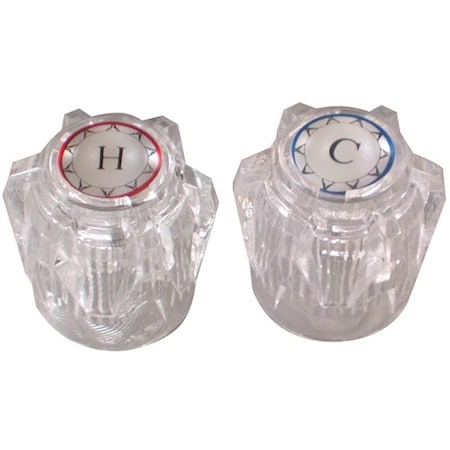 Danco Faucet Handle, Acrylic, For Moen Two Handle TubShower Faucets 88810