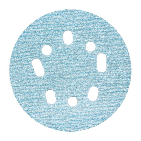 Tool Time ProSand 5 in. Ceramic Alumina Hook & Loop 5 & 8 Hole UVH Sanding Disc, 220 Grit Very Fine, 50PK TO2187871