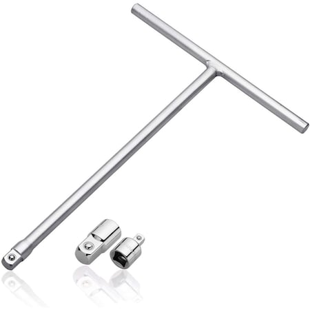 Neiko 3/8-inch Drive T-Handle Wrench with Long Reach | Chromium Vanadium Steel 01135A