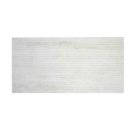 Apollo Tile Terrain 24x48 White Beige Porcelain Large Format Fluted grooved Wall Tile (15.55 sq ft/case), 2PK APLCLSDECTRVBI