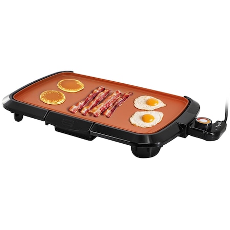 Megachef 16 Inch Electric Grill in Black with Copper Coating MCG-4028