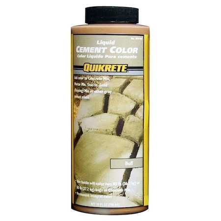 Quikrete Cement Colorant, Buff, Liquid, 10 oz Bottle 131702
