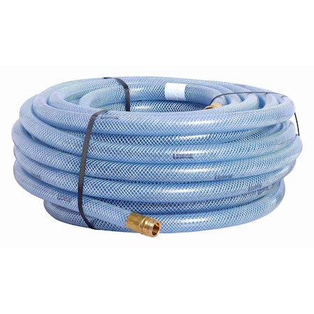 Underhill 3/4 in ID x 100 ft L Water Hose, Pliovic Tube, Clear H75-100C