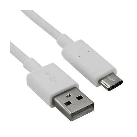 Sanoxy USB Type-C to USB-A 2.0 Male Charger Cable, 3 Feet, White SANOXY-CABLE4