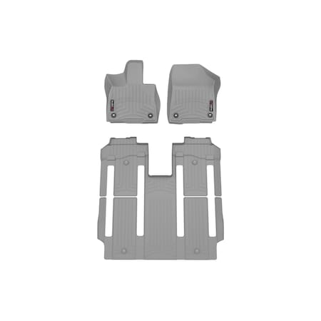 Weathertech Grey Front and Rear Floorliners, 2025 Toyota Sienna 461641-1-5