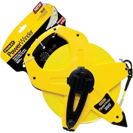 Stanley 300 ft Tape Measure, 1/2 in Blade 34-762