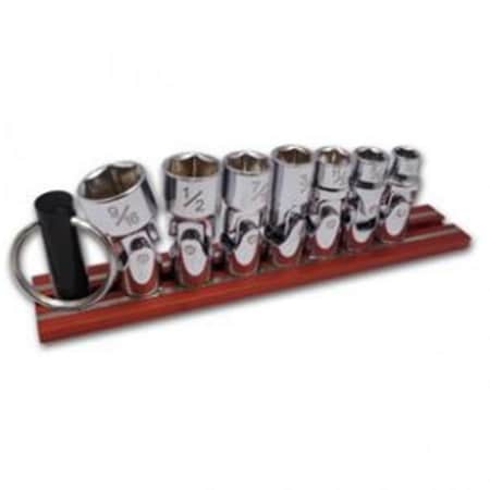 Vim Tools 0.25 in. Flex SAE Socket Set, 7PK VMVU400