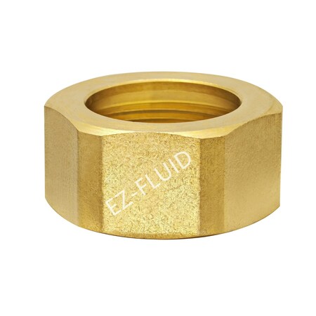 Ez-Fluid 7/8 Brass Compression Nut EZFD719