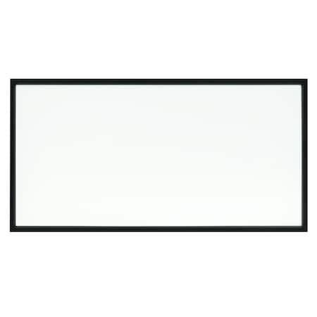 Gt-Lite 2'x4' 5500 Lumen LED Flat Panel Black Trim Flush Mount, Drop Ceiling 5 CCT, 3 Level Dimmable, CRI 90 GT-F24B-2PK