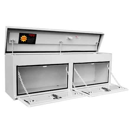 Rki 60 in. Steel Upper Side Top Opening Box, White RKIUST60C