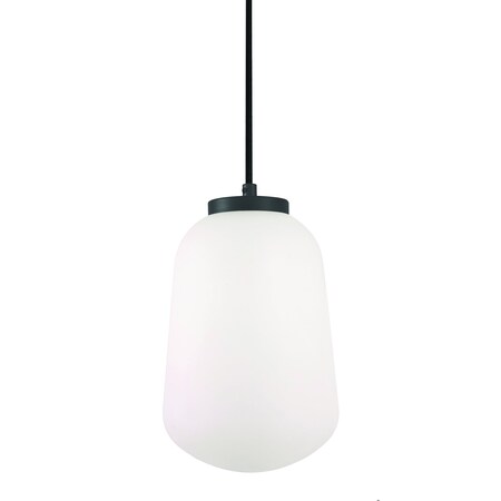 Afx Olivia 7in LED Pendant - Black OLIP07LAJUDBK