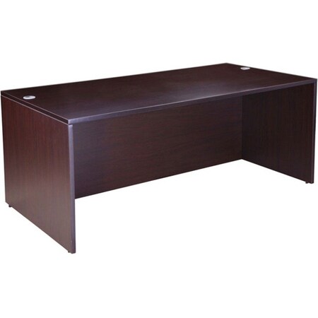 Norstar 71 x 36 in. Desk Shell - Mocha N101-MOC
