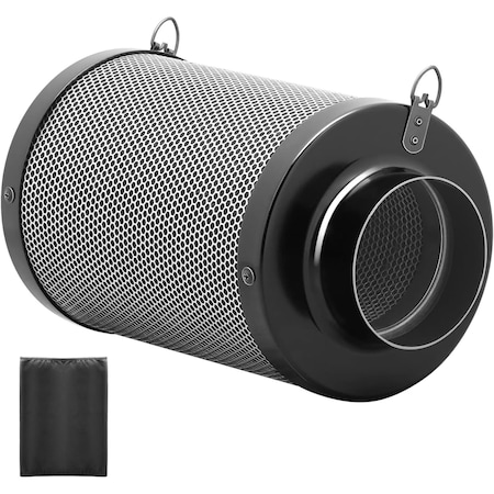 Ipower HealSmart 4 Inch Air Carbon Filter 4in Premium Australian Virgin Charcoal Smelliness Control, Fit w GLFILT4MHOOKBLK