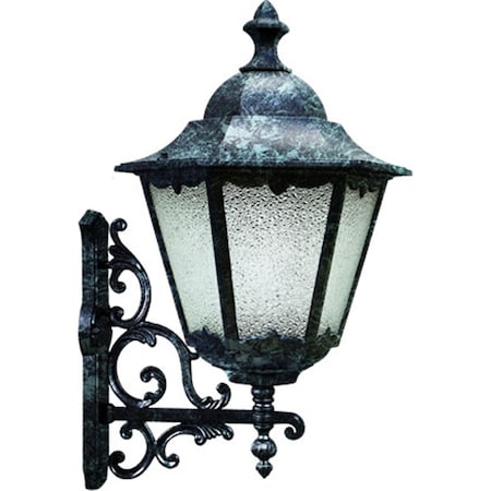 Intense Powder Coated Cast Aluminum Wall Light Fixture, Verde Green - 28 x 16.75 x 18 in. IN2945135
