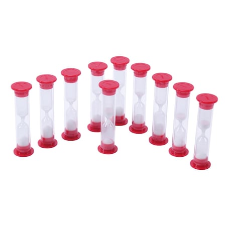 Endless Games 1 Minute Sand Timers - 10 Per Set - Set of 3 EN1731355