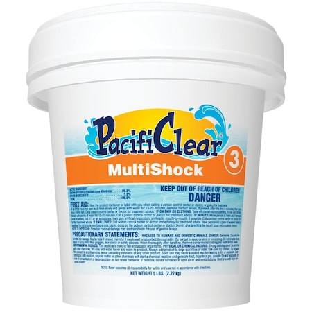 Pacificlear 5 Lb. MultiShock Granule F135005040PC
