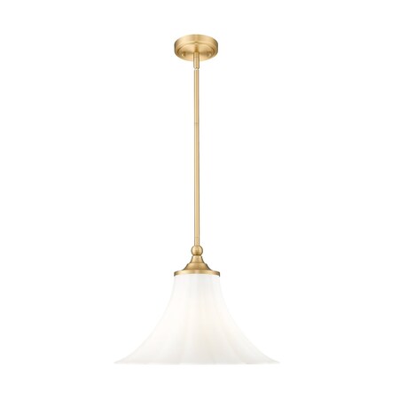 Z-Lite Fleur Modern Gold 1 Light Pendant 1958P16-MGLD