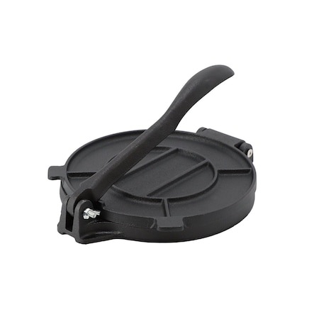 Megachef 7.9 Inch Heavy Duty Round Cast Iron Tortilla Maker Press 750124347M
