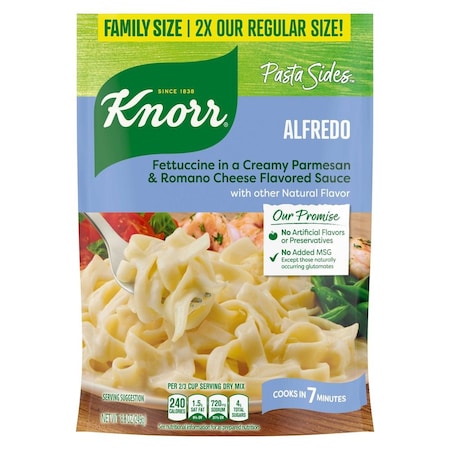 Knorr Alfredo Pasta Sides, Family Size, 8.8 Ounce, 7PK 69783427