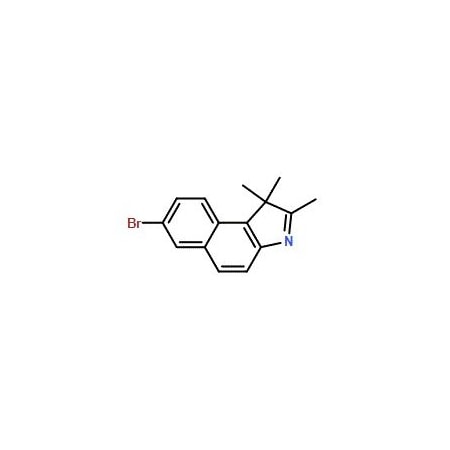 Ak Scientific 7-Bromo-1, 1, 2-trimethyl-1H-benzo[e]indole (250mg), CAS 879713-65-2 W9030-250mg