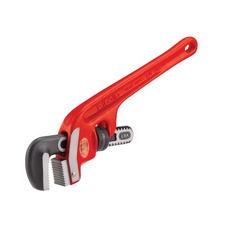 Ridgid 14" Heavy-Duty End Pipe Wrench, 2" Pipe Capacity, Red 31070