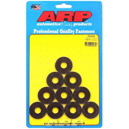 Arp 200-8449 0.47 in. ID x 1.30 in. OD Black Washers, 10PK ARP200-8449