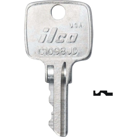 Kaba Ilco C1098JD John Deere Tractor Key Blank, 10PK AA31832002