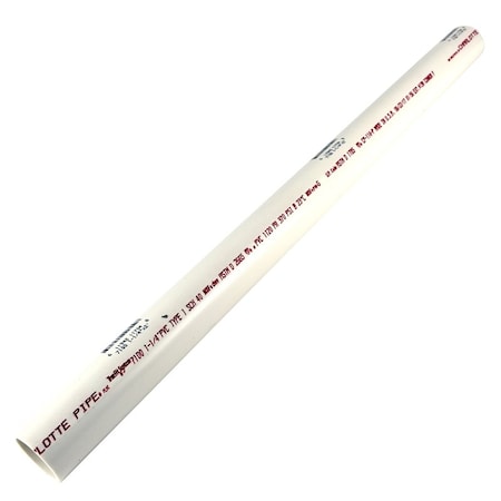Charlotte Pipe And Foundry Cut Pipe Sch40 1-1/4In X 2Ft PVC 07100 0200R