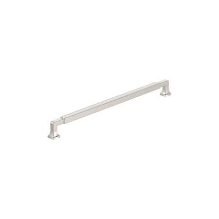 Amerock Stature 12-5/8 inch 320mm Center-to-Center Polished Nickel Cabinet Pull BP37401PN